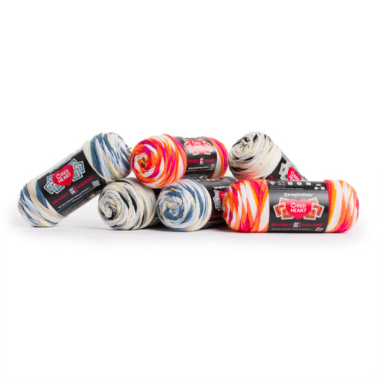Red Heart All In One Granny Square - Summer Bundle - Clearance Items